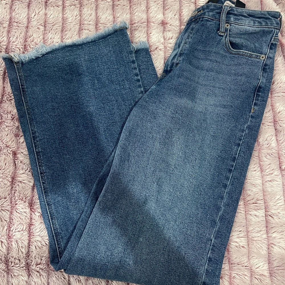 BCBGeneration Straight Leg Blue Jeans